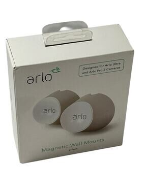 Netgear Arlo Magnetic Wall Mounts 2 pack VMA5000-10000S WHITE BRAND NEW! Sealed